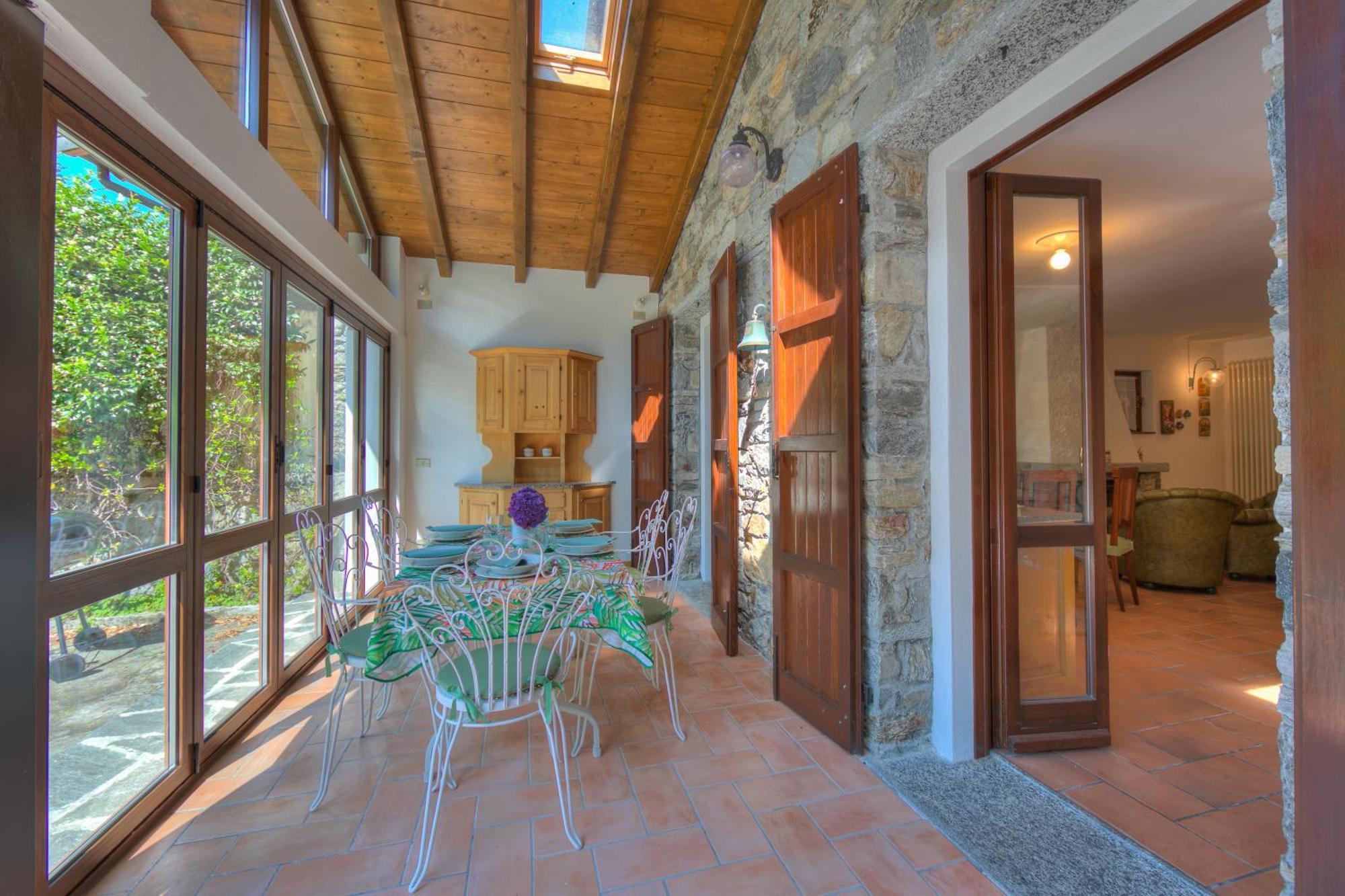 Villa Il Castagno Few Min From Beach - Happy Rentals Castelveccana Exterior foto